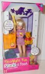 Mattel - Barbie - Flashlight Fun - Stacie & Pooh - кукла